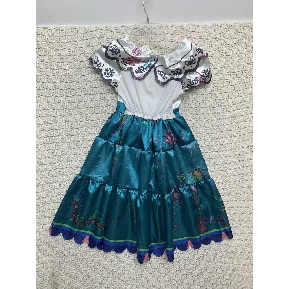 Disney Mirabel Encanto Costume  For Girls Fits‎ Ages 4-6